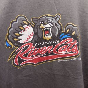 Sacramento River Cats Minor Baseball Team T-Shirt Mens size XL MILB MLB